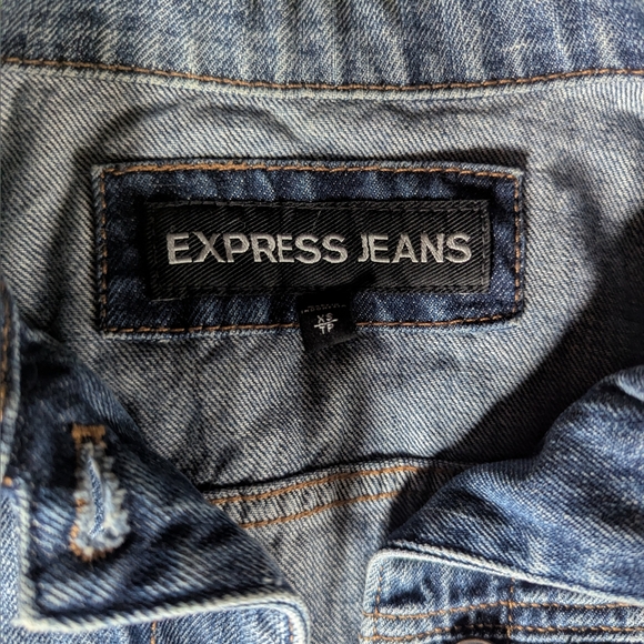 EXPRESS💙Denim Jean Jacket - Picture 2 of 4